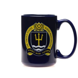 Navy Blue Mug with Naval War College Logo