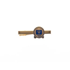 Gold Tie Bar with Naval War College Logo