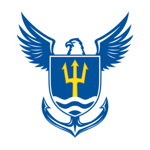 NWCF Logo Eagle Anchor Trident Shield