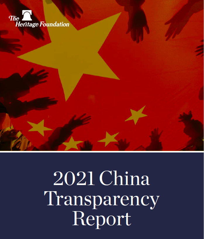 China Transparency Report from The Heritage Foundation
