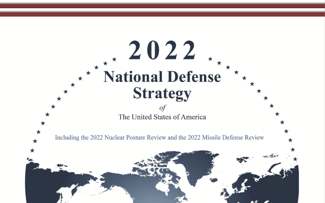 Department of Defense Issues 2022 National Defense Strategy