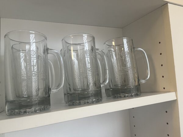 U.S. Naval War College Etched Beer Mug - Image 2