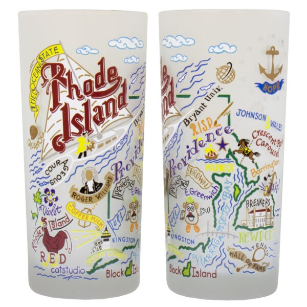 Rhode Island Printed Glass